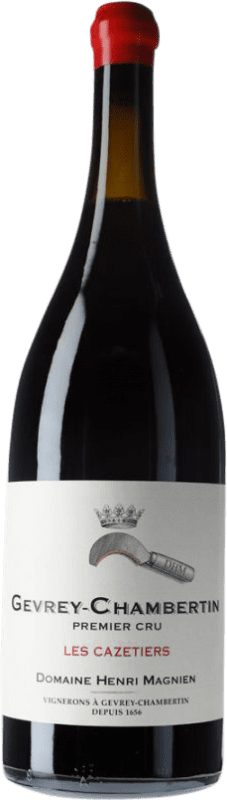 Envoi gratuit | Vin rouge Henri Magnien Les Cazetiers Premier Cru A.O.C. Gevrey-Chambertin Bourgogne France Pinot Noir Bouteille Jéroboam-Double Magnum 3 L