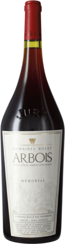 Kostenloser Versand | Rotwein Domaine Rolet Rouge Mémorial 1997 A.O.C. Arbois Jura Frankreich Spätburgunder, Bastardo Magnum-Flasche 1,5 L