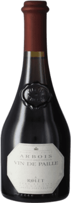 Бесплатная доставка | Белое вино Domaine Rolet Vin de Paille A.O.C. Arbois Jura Франция Chardonnay — Шардоне, Savagnin — Саваньен, Poulsard — Пульсар Средняя бутылка 50 cl