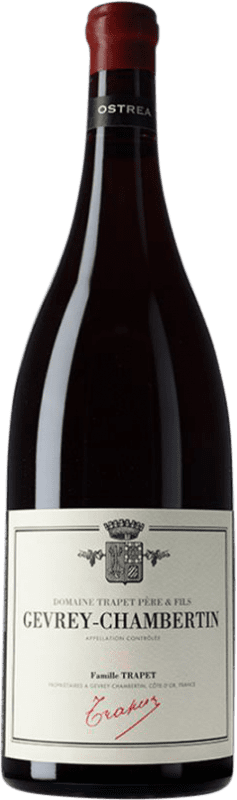Free Shipping | Red wine Trapet Ostrea A.O.C. Gevrey-Chambertin Burgundy France Pinot Black Magnum Bottle 1,5 L