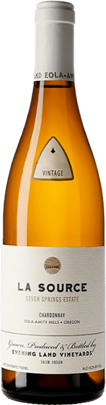 Бесплатная доставка | Белое вино Evening Land La Source Орегон Соединенные Штаты Chardonnay — Шардоне 75 cl