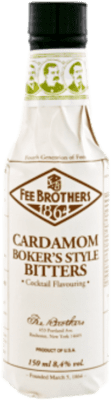 免费送货 | 盒装12个 施纳普斯 Fee Brothers Bitter Cardamom 美国 小瓶 15 cl