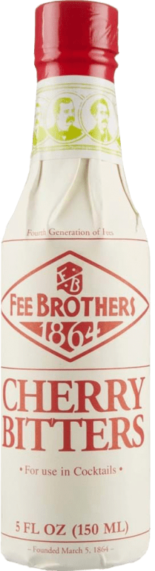 Envio grátis | Refrescos e Mixers Fee Brothers Cherry Bitter Estados Unidos Garrafa Pequena 15 cl