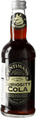 Envio grátis | Caixa de 12 unidades Refrescos e Mixers Fentimans Curiosity Cola Reino Unido Garrafa Pequena 27 cl