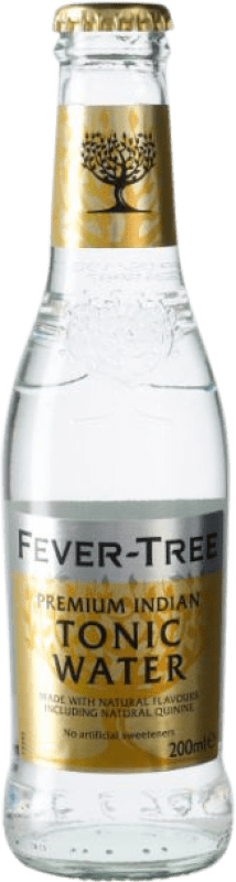 Бесплатная доставка | Коробка из 24 единиц Безалкогольные напитки Fever-Tree Indian — Индийский Объединенное Королевство Мини-бутылка 20 cl Tonic Water — Тонизирующая вода