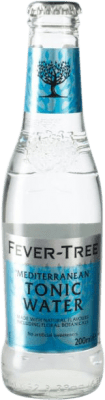 Refrescos e Mixers Caixa de 24 unidades Fever-Tree Mediterranean Tonic Water Garrafa Pequena 20 cl
