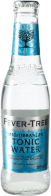 Envío gratis | Caja de 24 unidades Refrescos Fever-Tree Mediterranean Tonic Water Reino Unido Botellín 20 cl
