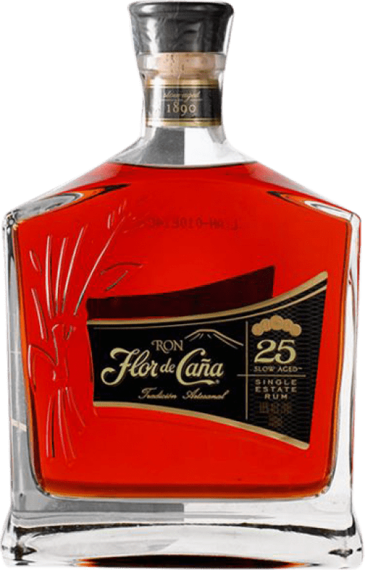 Envoi gratuit | Rhum Flor de Caña Nicaragua 25 Ans 70 cl