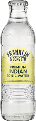 Envío gratis | Caja de 24 unidades Refrescos y Mixers Franklin & Sons Premium Tonic Reino Unido Botellín 20 cl