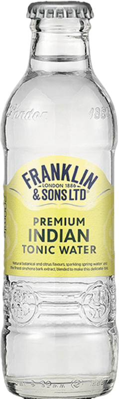 82,95 € Бесплатная доставка | Коробка из 24 единиц Напитки и миксеры Franklin & Sons Premium Tonic Маленькая бутылка 20 cl