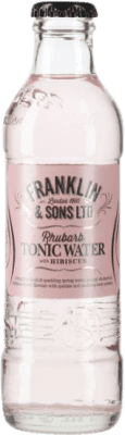 82,95 € Kostenloser Versand | 24 Einheiten Box Getränke und Mixer Franklin & Sons Rhubarb and Hibiscus Tonic Kleine Flasche 20 cl