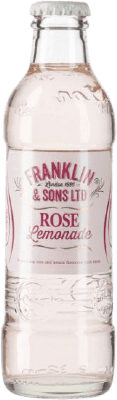 82,95 € Бесплатная доставка | Коробка из 24 единиц Напитки и миксеры Franklin & Sons Rose Lemonade Маленькая бутылка 20 cl