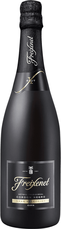 Spedizione Gratuita | Spumante bianco Freixenet Cordón Negro Brut D.O. Cava Catalogna Spagna Macabeo, Xarel·lo, Parellada 75 cl