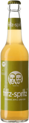 Free Shipping | 24 units box Soft Drinks & Mixers Fritz Haag Manzana Biológico Germany Organic One-Third Bottle 33 cl