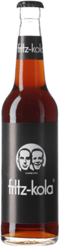 39,95 € Envío gratis | Caja de 24 unidades Refrescos y Mixers Fritz Haag Kola Botellín Tercio 33 cl