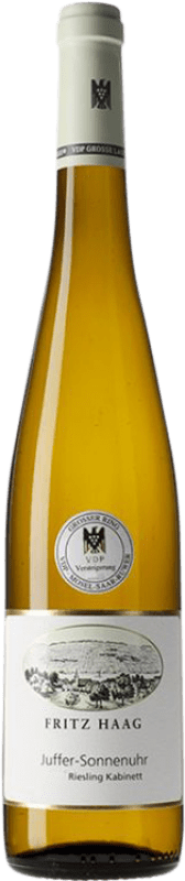 Free Shipping | White wine Fritz Haag Juffer Sonnenuhr Kabinett Auction V.D.P. Mosel-Saar-Ruwer Germany Riesling 75 cl