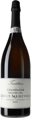 Gonet-Médeville Premier Cru Cuvée Tradition Champagne Botella Jéroboam-Doble Mágnum 3 L