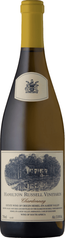 Free Shipping | White Wine Hamilton Russell I.G. Hemel-en-Aarde Ridge South Africa Chardonnay 75 cl