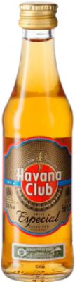 35,95 € 免费送货 | 盒装12个 朗姆酒 Havana Club Especial 微型瓶 5 cl
