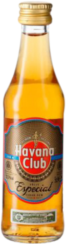 免费送货 | 盒装12个 朗姆酒 Havana Club Especial 古巴 微型瓶 5 cl