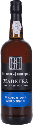 送料無料 | 甘口ワイン H&H Henriques & Henriques Medium Rich I.G. Madeira マデイラ島 ポルトガル ボトル Medium 50 cl