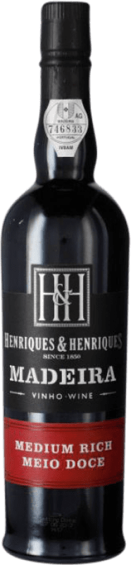 送料無料 | 甘口ワイン Henriques & Henriques Medium Rich I.G. Madeira マデイラ島 ポルトガル ボトル Medium 50 cl