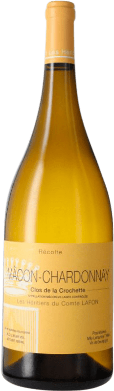 59,95 € Envío gratis | Vino blanco Les Héritiers du Comte Lafon Clos de la Crochette A.O.C. Mâcon Botella Magnum 1,5 L