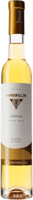 Envio grátis | Vinho branco Inniskillin Icewine Oak Aged Vidal I.G. Niagara Península Península Niagara Canadá Meia Garrafa 37 cl