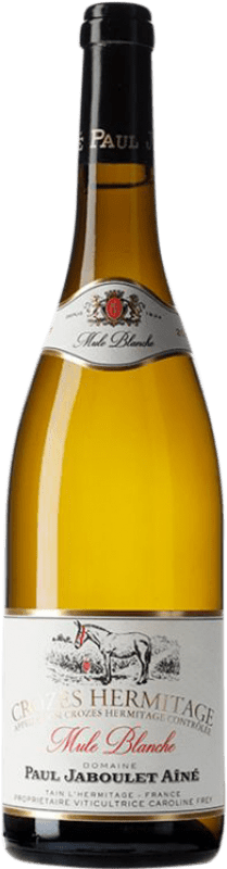 43,95 € | Белое вино Paul Jaboulet Aîné Mule Blanche A.O.C. Crozes-Hermitage Рона Франция Roussanne, Marsanne 75 cl