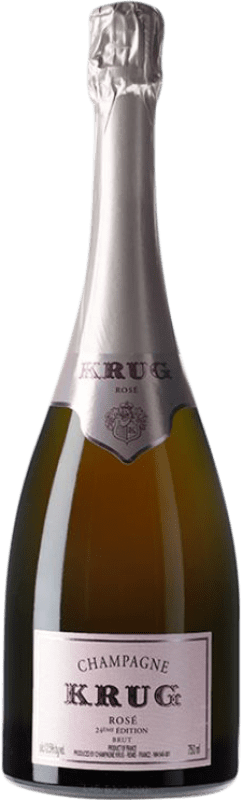 679,95 € 免费送货 | 桃红起泡酒 Krug 24th Brut — 起泡酒 干型 Rosé — 桃红葡萄酒, 限量版 A.O.C. Champagne