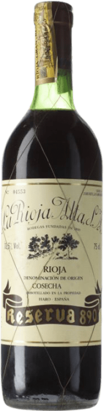 416,95 € | Красное вино Rioja Alta 890 Гранд Резерв 1973 D.O.Ca. Rioja Ла-Риоха Испания Tempranillo, Graciano, Mazuelo 75 cl