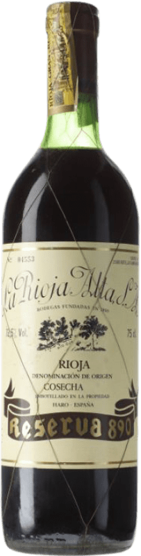 439,95 € Бесплатная доставка | Красное вино Rioja Alta 890 Гранд Резерв 1973 D.O.Ca. Rioja