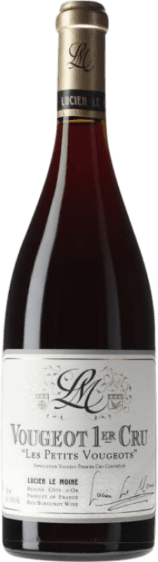 Free Shipping | Red wine Lucien Le Moine Vougeot Les Petits Vougeots Premier Cru Burgundy France Pinot Black 75 cl