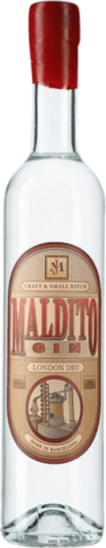 Spedizione Gratuita | Gin Pablo Vidal Maldito Sobre Lías D.O. Valdeorras Galizia Spagna Grenache, Mencía, Sousón, Brancellao, Caíño Bianco Bottiglia Medium 50 cl