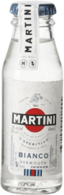 Wermut 50 Einheiten Box Martini Bianco Miniaturflasche 5 cl