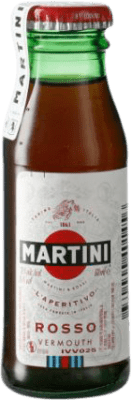 Wermut 50 Einheiten Box Martini Rosso Miniaturflasche 5 cl