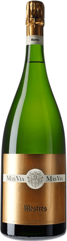 294,95 € | Белое игристое вино Mestres Mas Via Гран Резерва D.O. Cava Каталония Испания Macabeo — Макабео, Xarel·lo — Шарелло, Parellada — Парельяда Бутылка Магнум 1,5 L