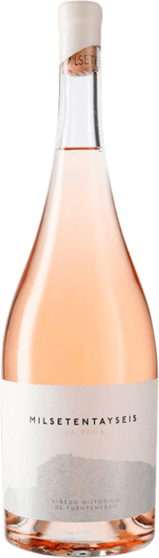 Free Shipping | Rosé wine Milsetentayseis La Peña Rosado D.O. Ribera del Duero Castilla la Mancha Spain Tempranillo, Albillo Magnum Bottle 1,5 L