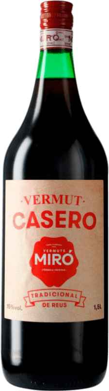 10,95 € | Vermouth Jordi Miró Casero Catalogne Espagne Bouteille Spéciale 1,5 L