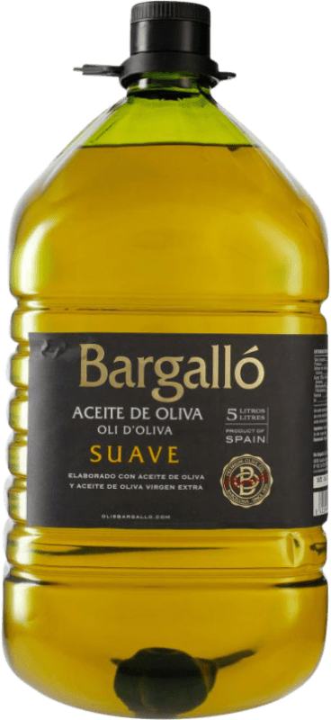 Envio grátis | Azeite de Oliva Bargalló Virgen Suave Espanha Garrafão 5 L