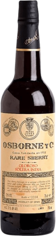 265,95 € | Verstärkter Wein Osborne Oloroso Solera India D.O. Jerez-Xérès-Sherry Andalusien Spanien Palomino Fino 75 cl