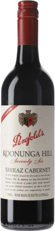 24,95 € | Красное вино Penfolds Koonunga Hill Seventy Six Shiraz-Cabernet I.G. Southern Australia Южная Австралия Австралия Syrah, Cabernet 75 cl
