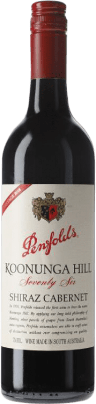 19,95 € Бесплатная доставка | Красное вино Penfolds Koonunga Hill Seventy Six Shiraz-Cabernet I.G. Southern Australia