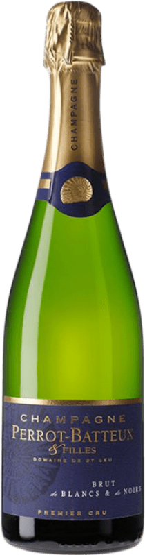 46,95 € | Espumante branco Perrot Batteux de Blancs & de Noirs Premier Cru Brut A.O.C. Champagne Champagne França Pinot Preto, Chardonnay 75 cl