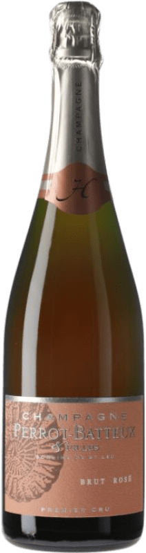 Kostenloser Versand | Rosé Sekt Perrot Batteux Brut — Herb 1er Premier Cru Erste Lage, Rosé A.O.C. Champagne Champagner Frankreich Pinot Noir — Spätburgunder, Chardonnay 75 cl