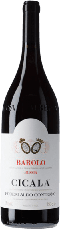 Free Shipping | Red wine Aldo Conterno Bussia Cicala Italy Nebbiolo Magnum Bottle 1,5 L
