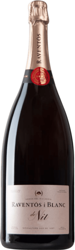 32,95 € Spedizione Gratuita | Spumante Rosato Raventós i Blanc De Nit Bottiglia Magnum 1,5 L
