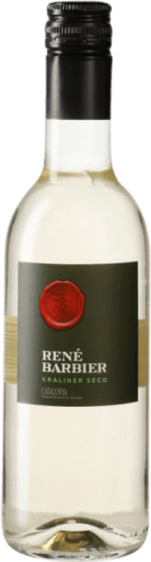 4,95 € 送料無料 | 白ワイン René Barbier Kraliner ドライ D.O. Penedès 小型ボトル 25 cl