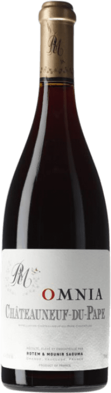 Free Shipping | Red wine Rotem & Mounir Saouma Omnia A.O.C. Châteauneuf-du-Pape Rhône France Syrah, Grenache, Mourvèdre 75 cl