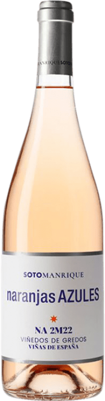 Free Shipping | Rosé wine Soto y Manrique Naranjasazules D.O.P. Cebreros Castilla la Mancha Spain 75 cl